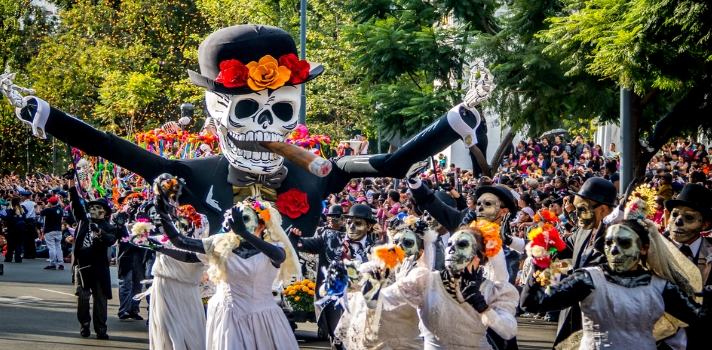 Desfile del Día de los Muertos en Centroamérica