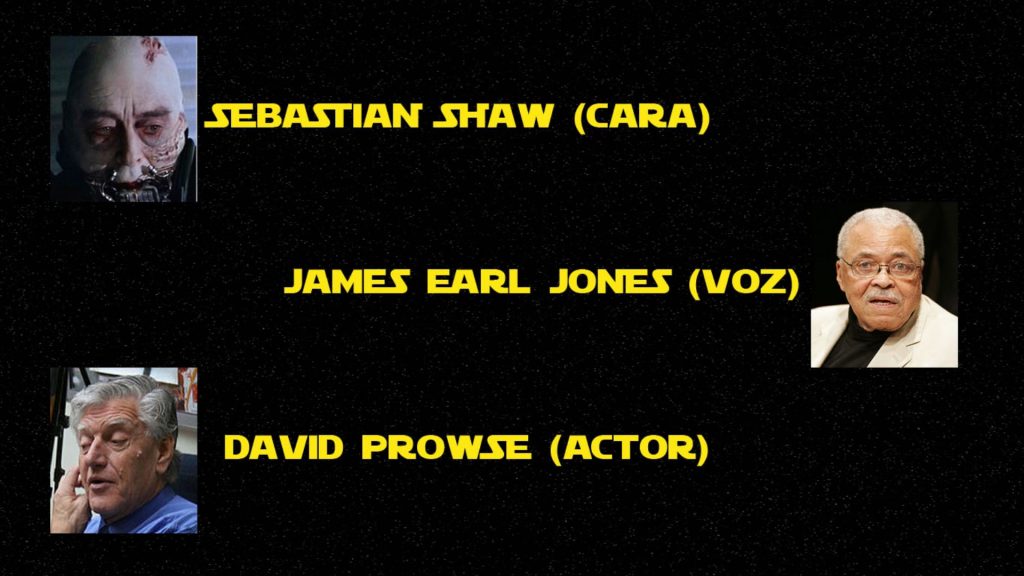 Los 3 actores que dieron vida a Darth Vader en Star Wars - cara, cuerpo y voz James Earl Jones
