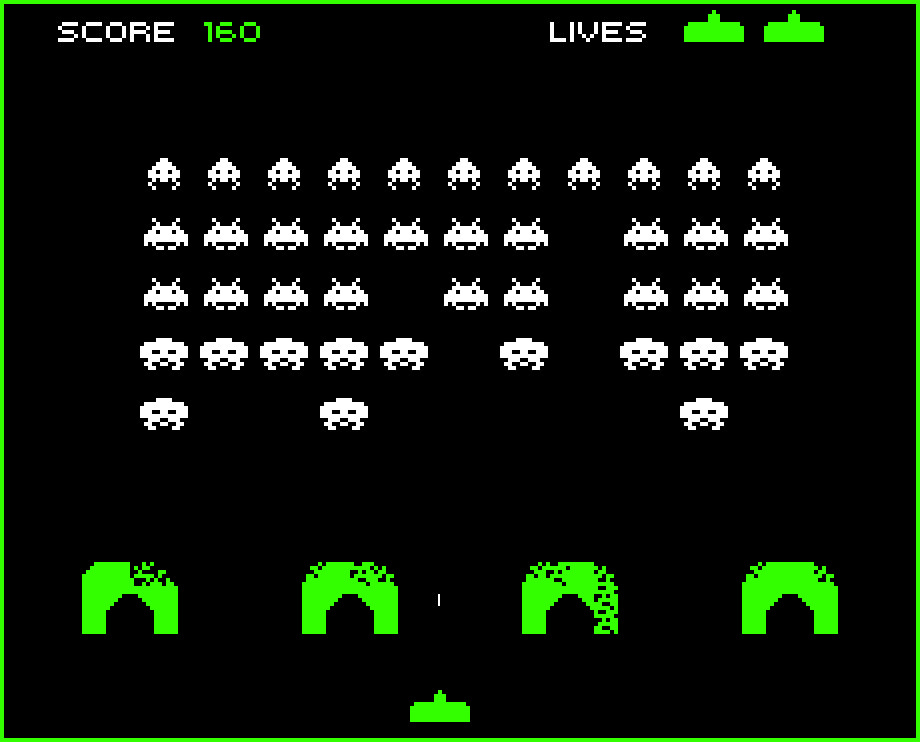 Space Invaders otro de los videojuegos retro más icónicos de la historia